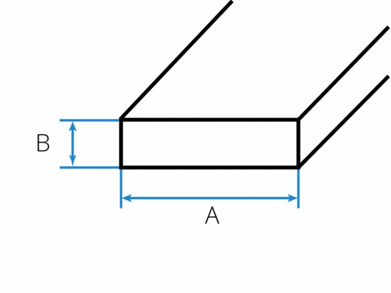 Aluminum bars flat