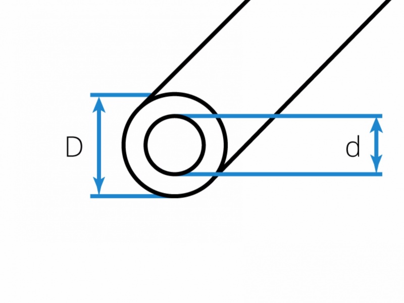 Aluminum tubes round