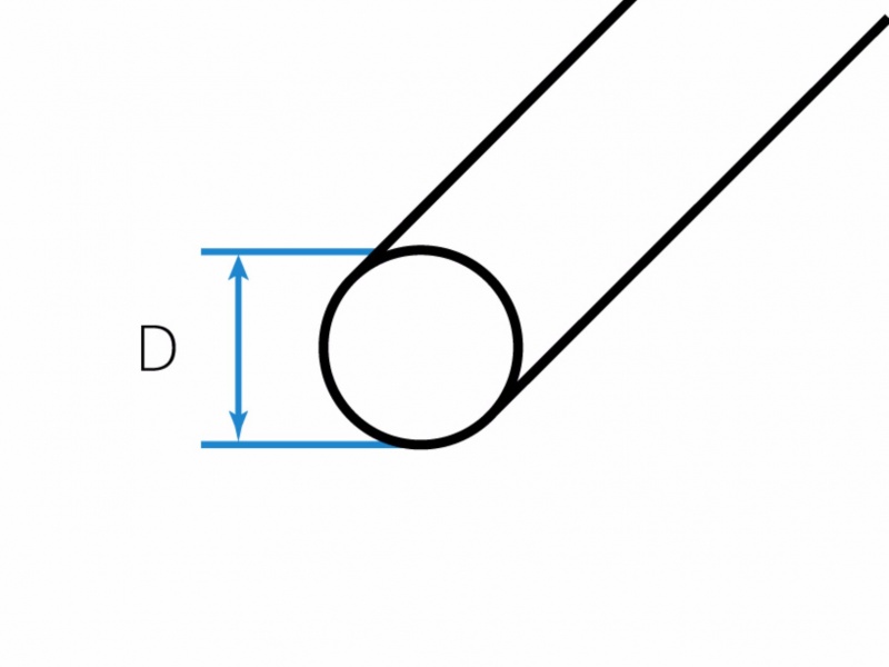 Aluminiumstangen Rund