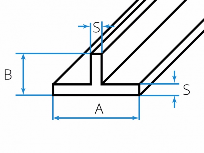 Aluminium-T-Profile